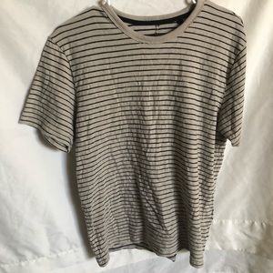 Rag and Bone Striped Short Sleeve Shirt